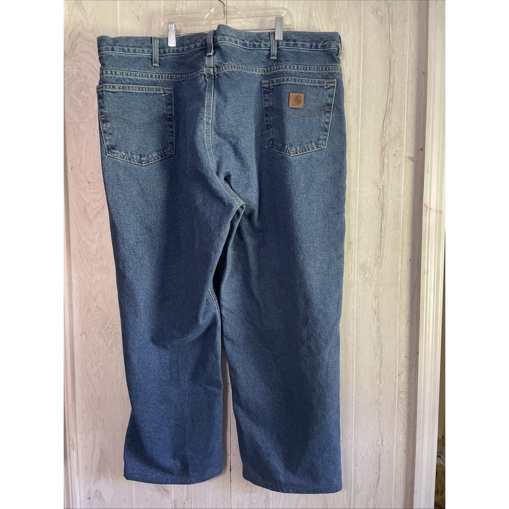 Carhartt Men Relaxed Fit Straight Leg Lined Jeans Size 44x30